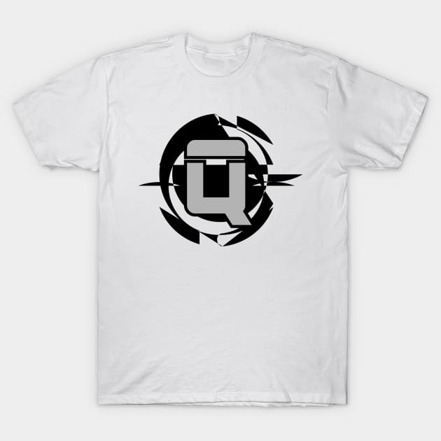 Futuristic Modern Letter Q T-Shirt by DepicSpirit